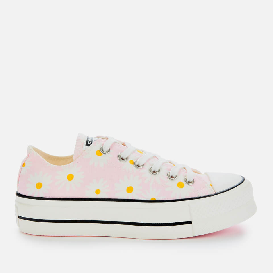 Converse Women S Chuck Taylor All Star Lift Ox Trainers Pink White Black Free Uk Delivery Allsole