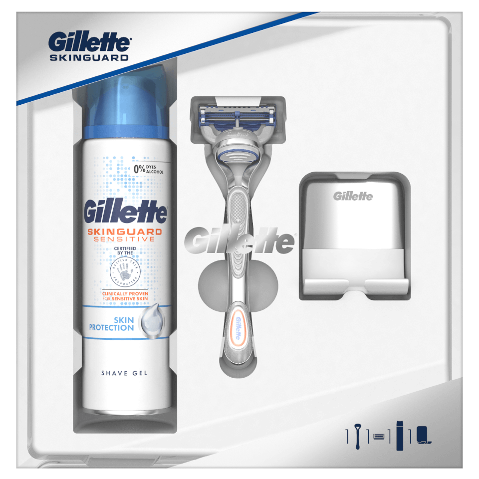 Gillette SkinGuard Sensitive Razor Gift Set | Gillette UK