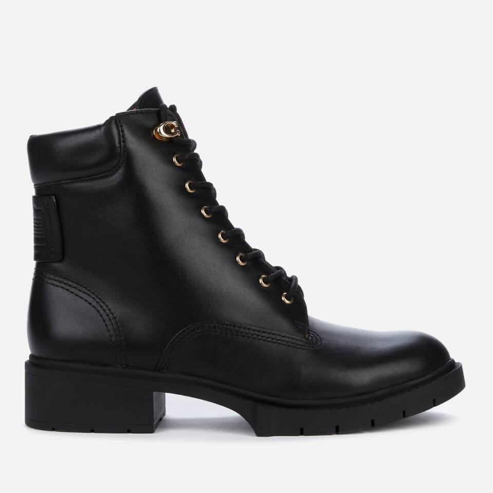 coach women's lorren combat boots