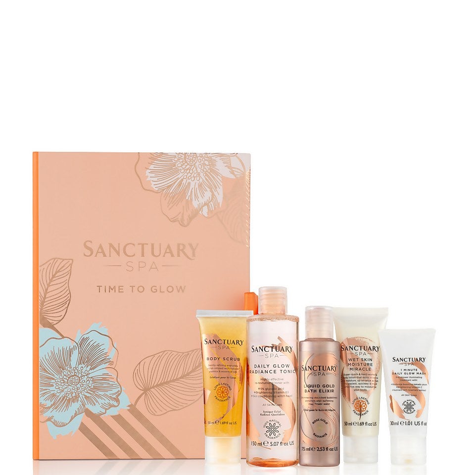 Sanctuary Spa Time To Glow Gift Set Free Us Shipping Lookfantastic