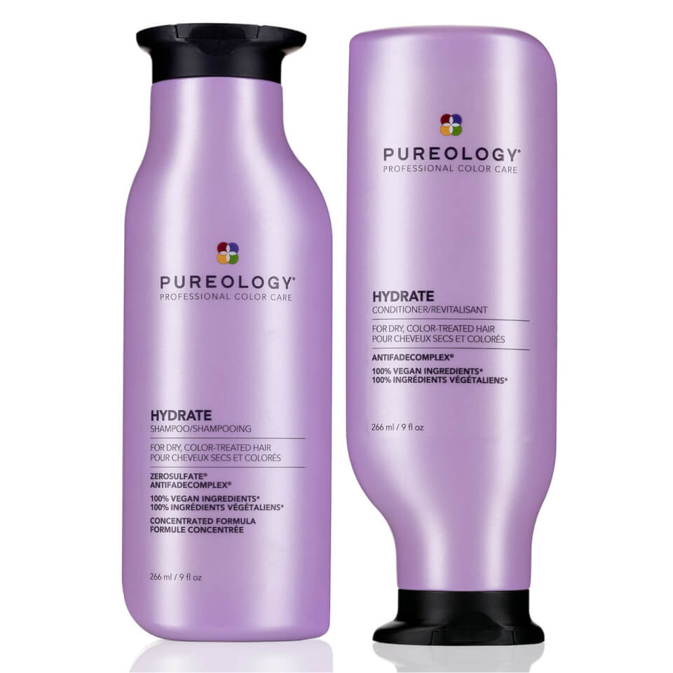 Pureology Hydrate Shampoo and Conditioner Duo 2 x 266ml LOOKFANTASTIC