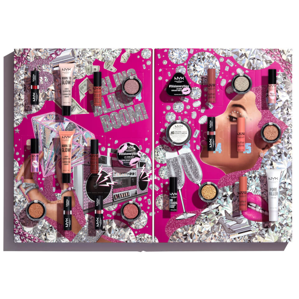 NYX Professional Makeup Diamonds and Ice Please 24 Day Advent Calendar