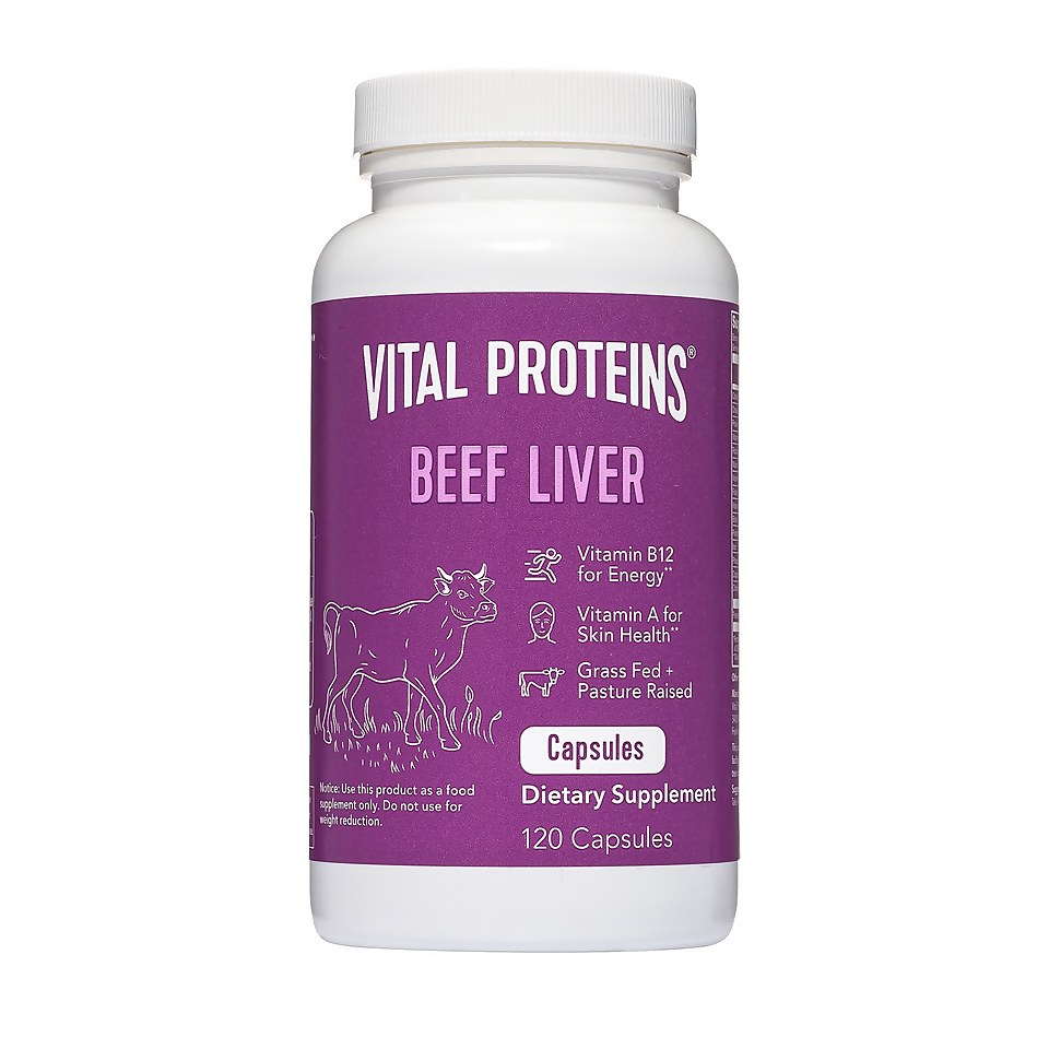 Beef Liver 120 Capsules Vital Proteins UK