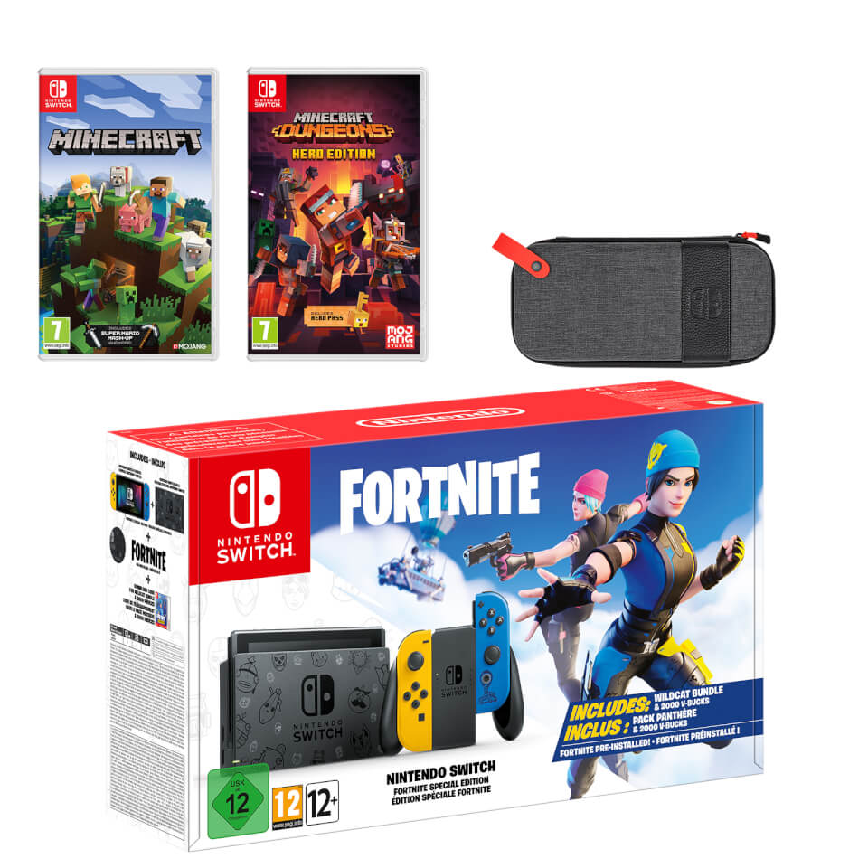 Nintendo Switch Fortnite Special Edition Minecraft Double Pack Nintendo Official Uk Store
