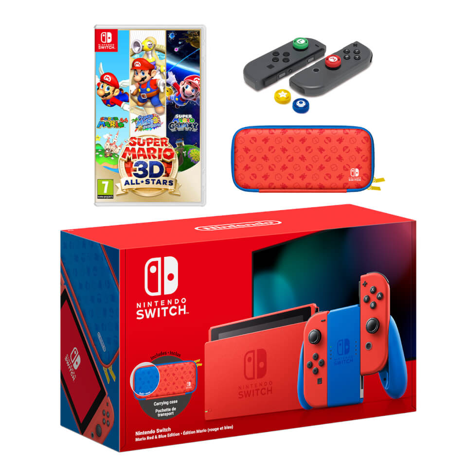 Nintendo Switch Mario Red And Blue Edition Super Mario 3d All Stars