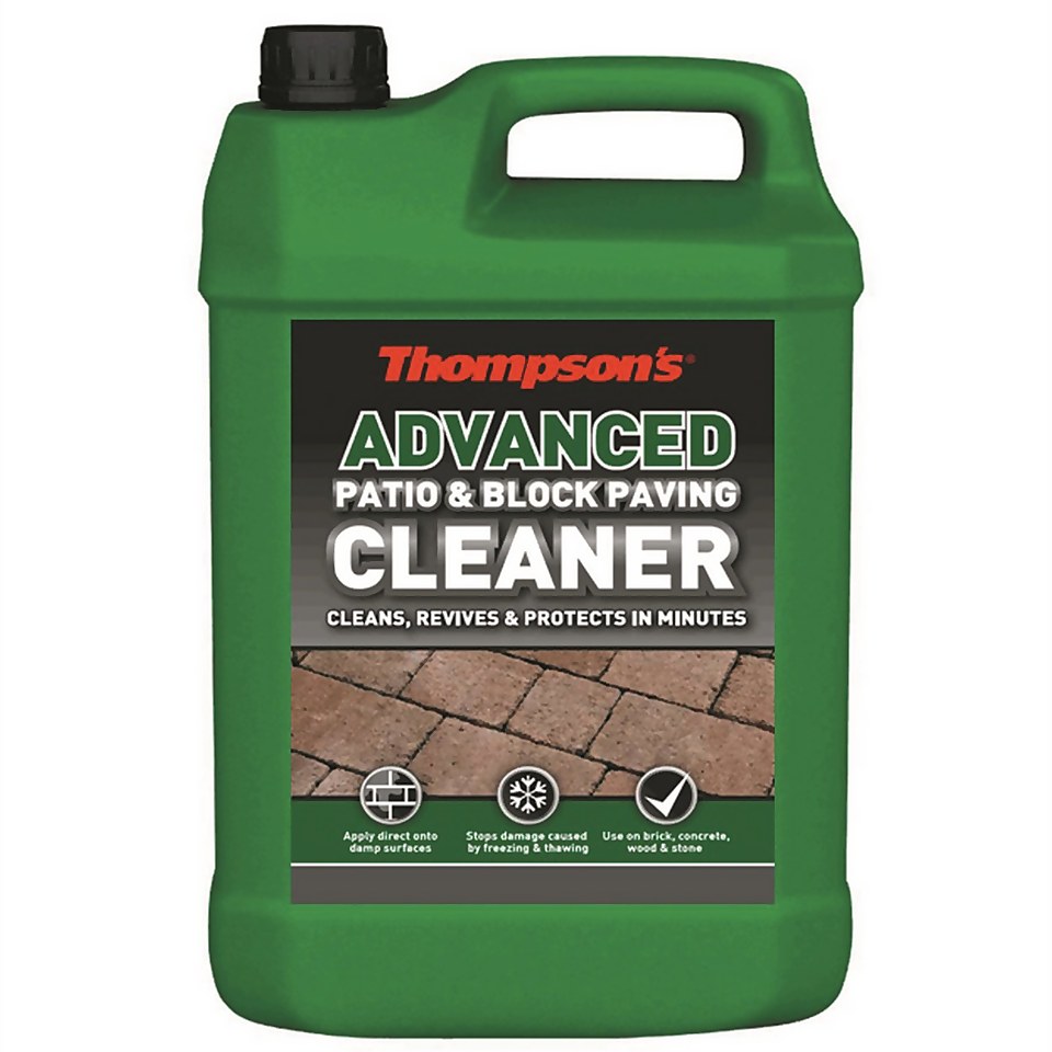 Thompsons Patio And Paving Cleaner 5L Homebase