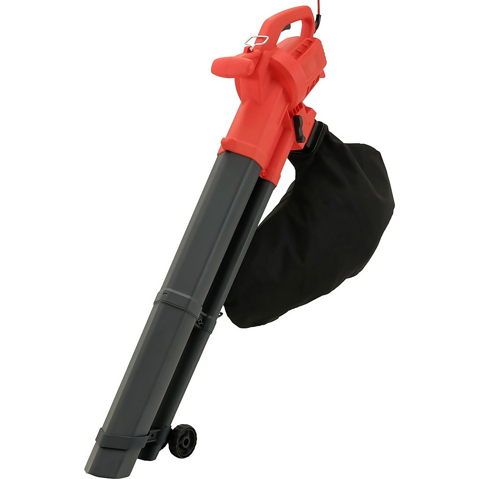 Sovereign 2600W Electric Garden Leaf Blower and Vacuum Homebase