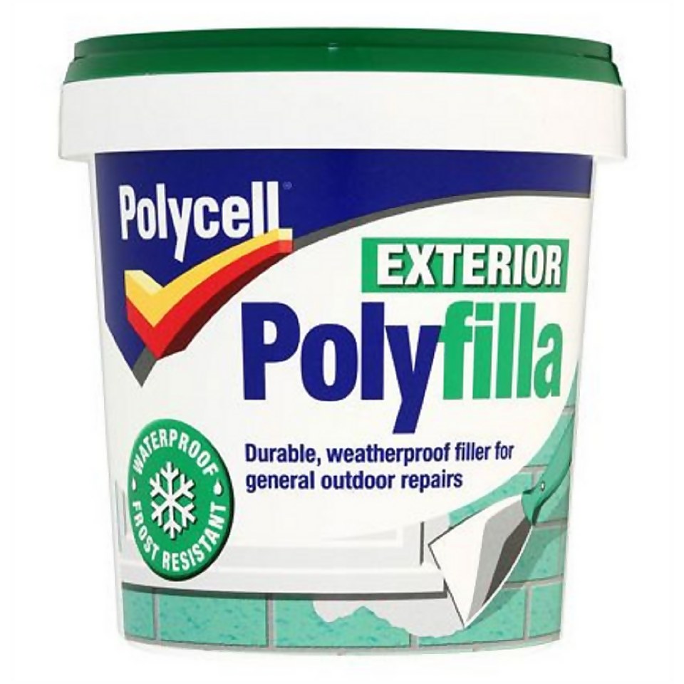Polycell Multipurpose Exterior Polyfilla 1kg Homebase