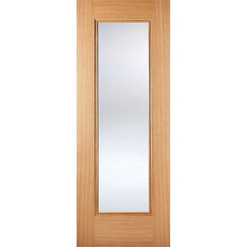 Eindhoven Internal Glazed Prefinished Oak 1 Lite Door 686 x 1981mm