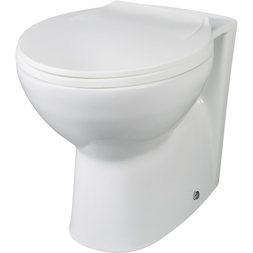 Balterley Adley Back To Wall Pan & Soft Close Toilet Seat Homebase