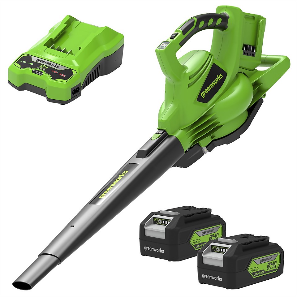 48V Blow & Vac Leaf Vacuum with battery and charger Homebase