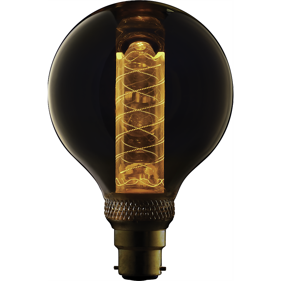 TCP LED Vintage G95 13WEQ B22 Twist Light Bulb Homebase