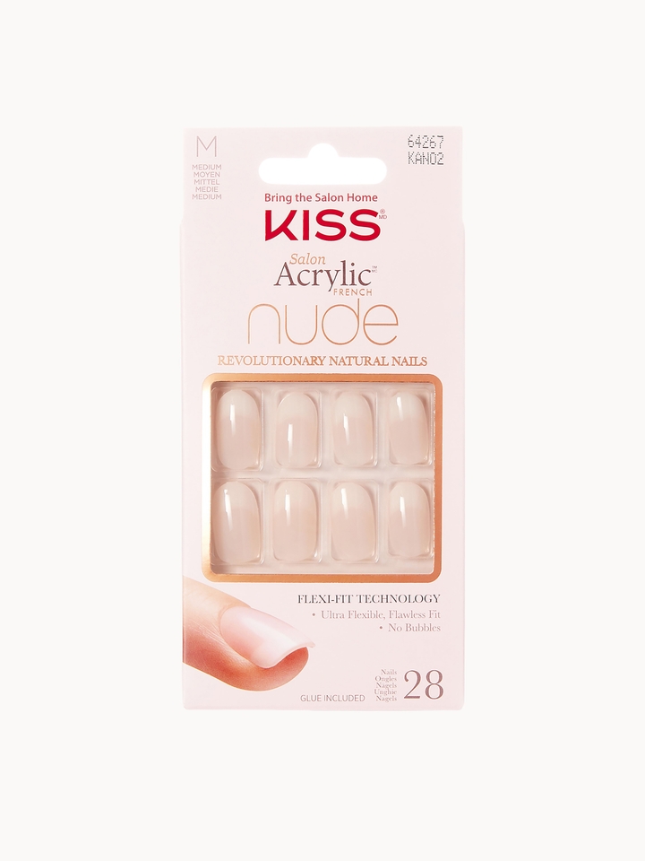 Kiss Salon Acrylic Nude Nails - Graceful