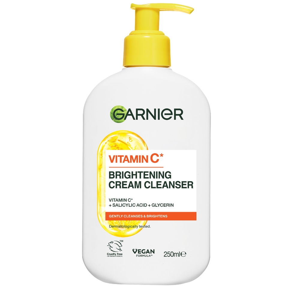 Garnier Skin Active Vitamin C Brightening Cream Cleanser 250ml