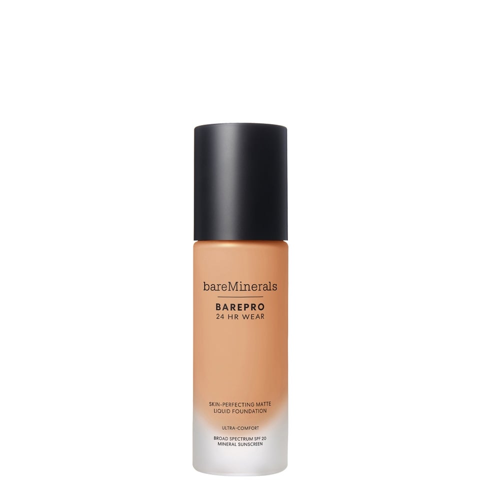 bareMinerals BAREPRO 24 Hour Matte Liquid Foundation Mineral SPF 20 (Various Shades) - Med. 37 Warm