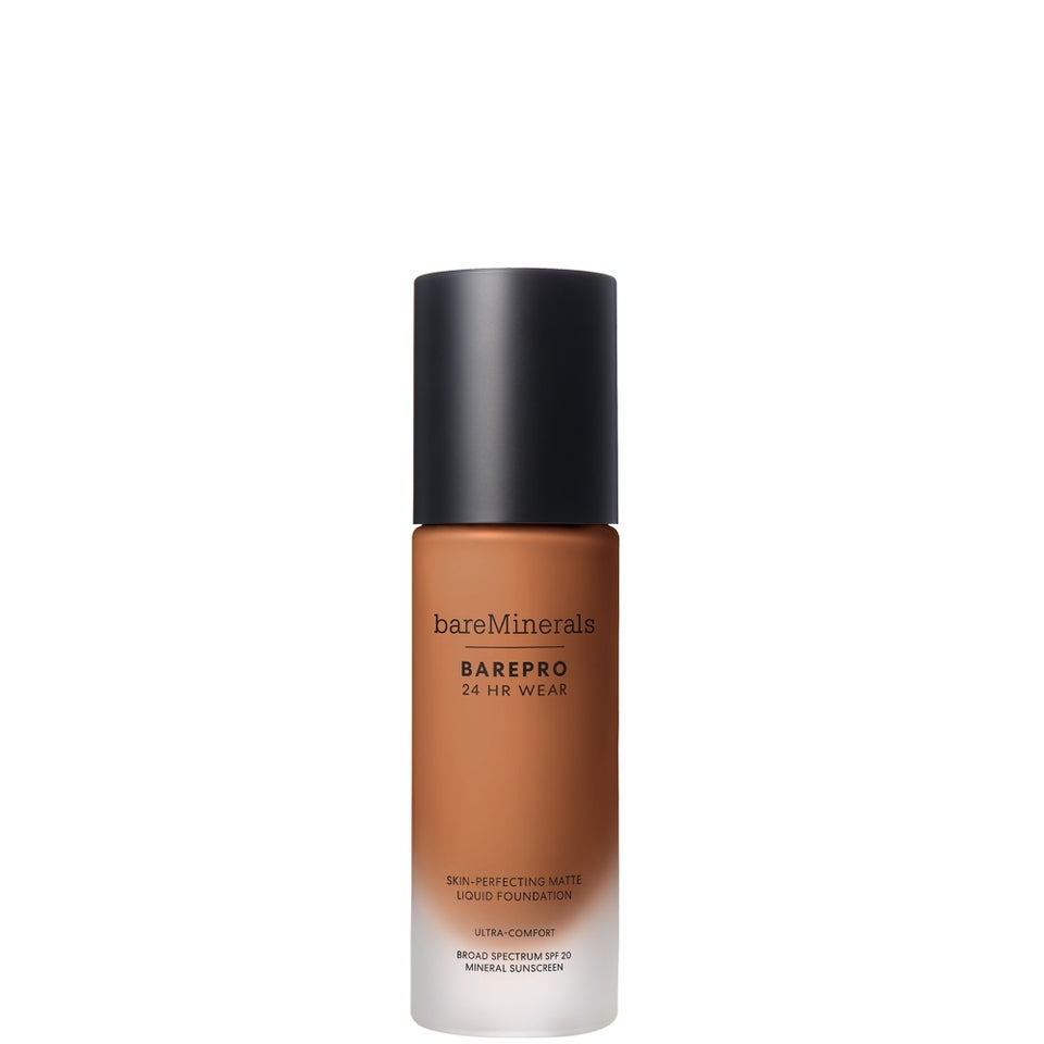 bareMinerals BAREPRO 24 Hour Matte Liquid Foundation Mineral SPF 20 (Various Shades) - Deep 50 Neutral
