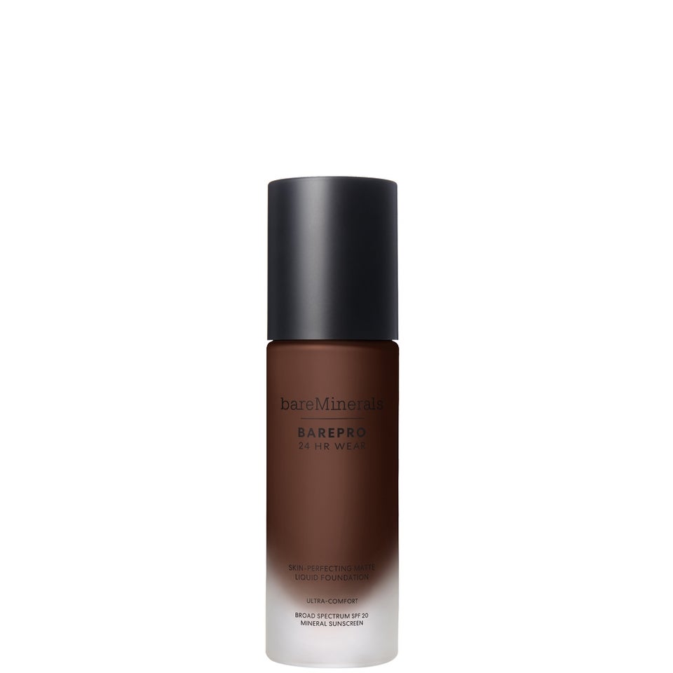 bareMinerals BAREPRO 24 Hour Matte Liquid Foundation Mineral SPF 20 (Various Shades) - Deep 65 Neutral