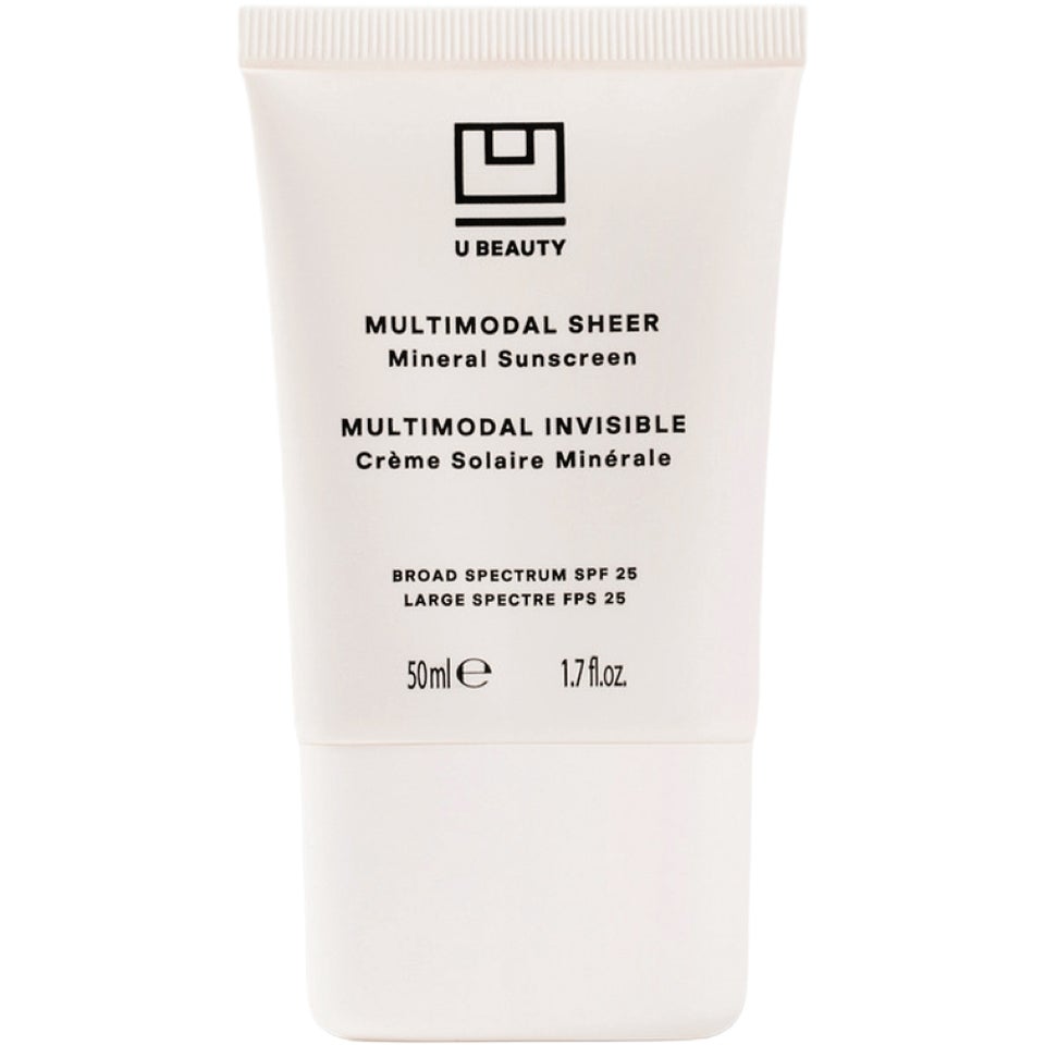 U Beauty Multimodal Sheer Mineral Sunscreen SPF 25 50ml
