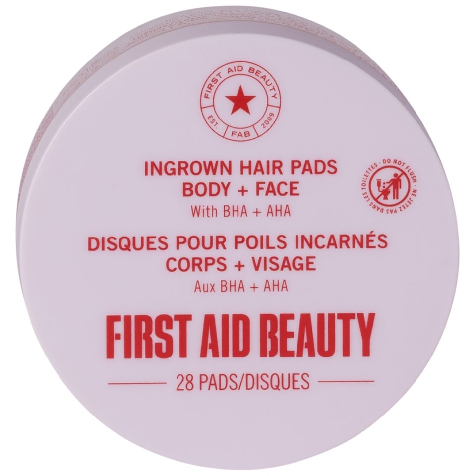 First Aid Beauty Ingrown Hair Pads with BHA + AHA - 28 ct