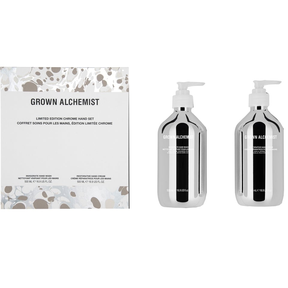 Grown Alchemist Limited Edition Chrome Hand Set ($117 Value)