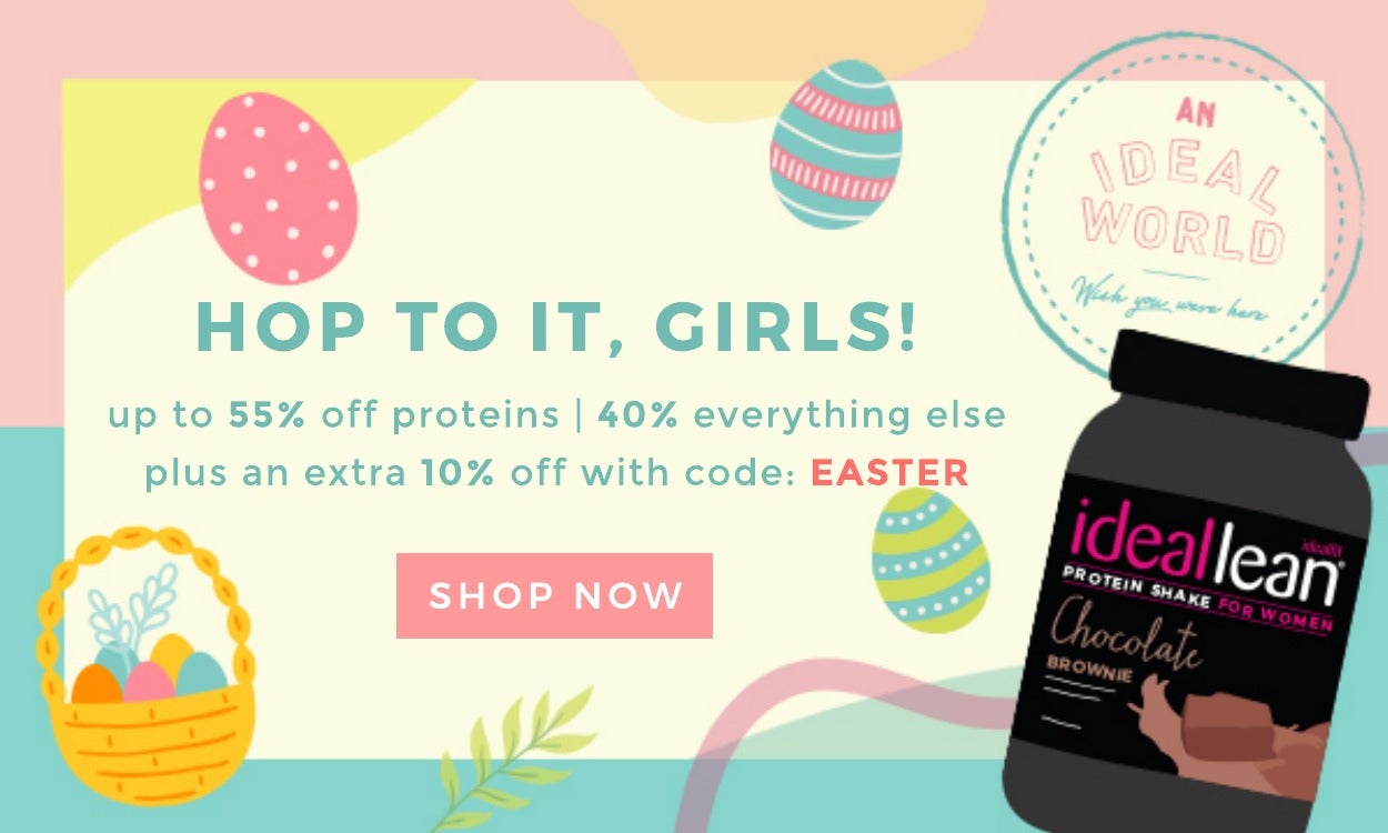 Up to 55% off proteins | extra 10% off everything with code: EASTER