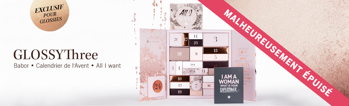 Le trio GLOSSYThree est malheureusement épuisé !