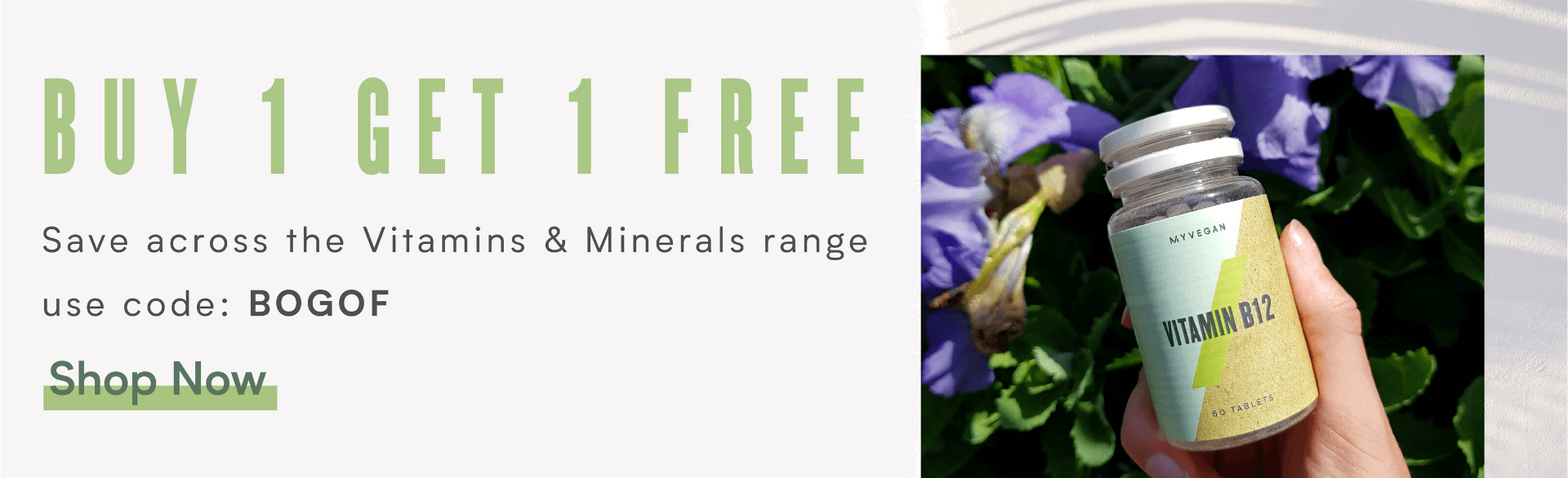 Buy One Get One Free on Vitamins and Minerals
