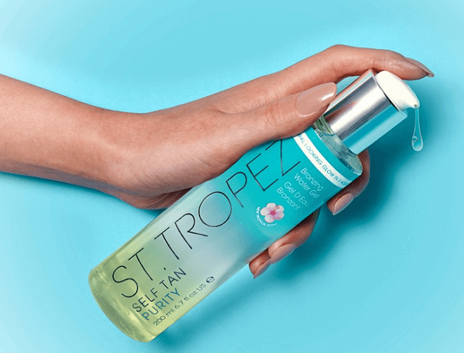 Self Purity Bronzing Water Gel Product.