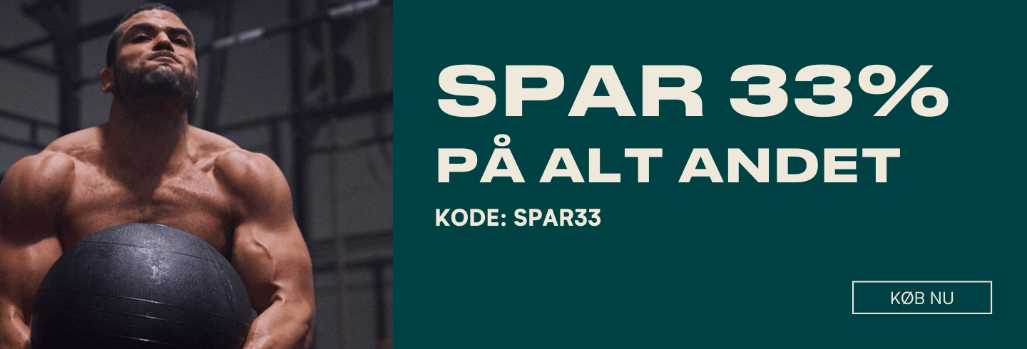 Spar 33% på alt andet