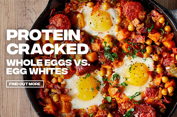 Egg whites vs. whole eggs