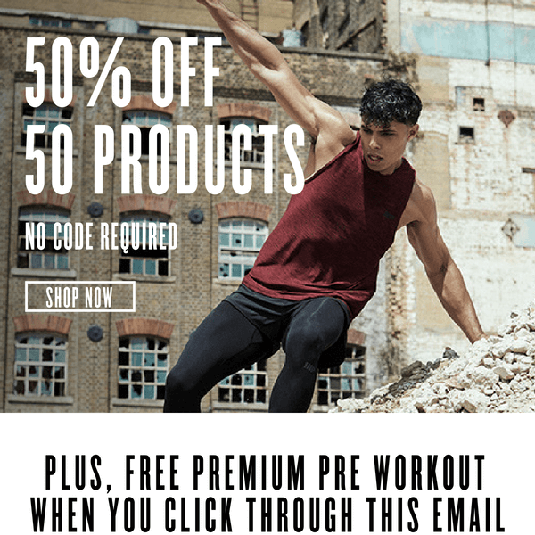 50% off 50 products#
