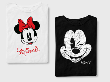 2 For £25 Disney T-Shirts