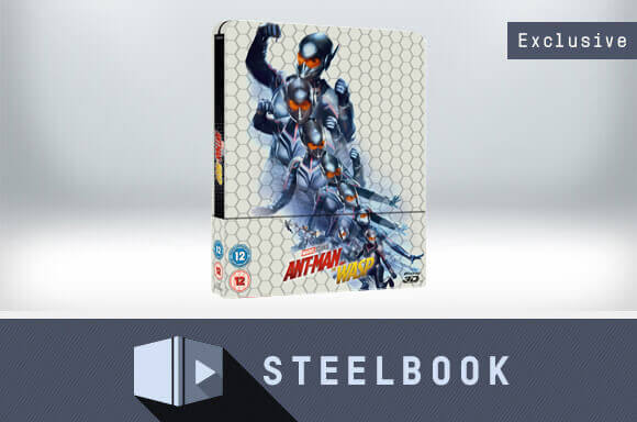 ANT-MAN ET LA GUÊPE 3D STEELBOOK EN ÉDITION LIMITÉE (AVEC 2D VERSION)